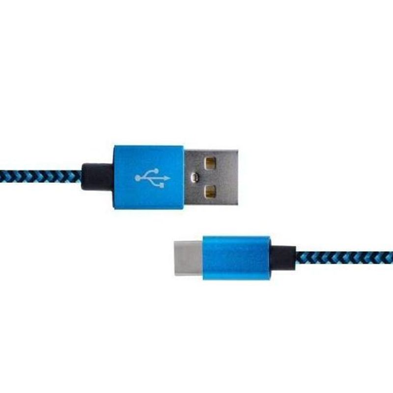 Нейлоновый кабель для передачи данных Type-C на USB