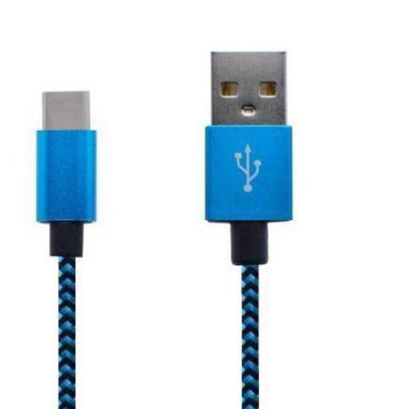 Нейлоновый кабель для передачи данных Type-C на USB