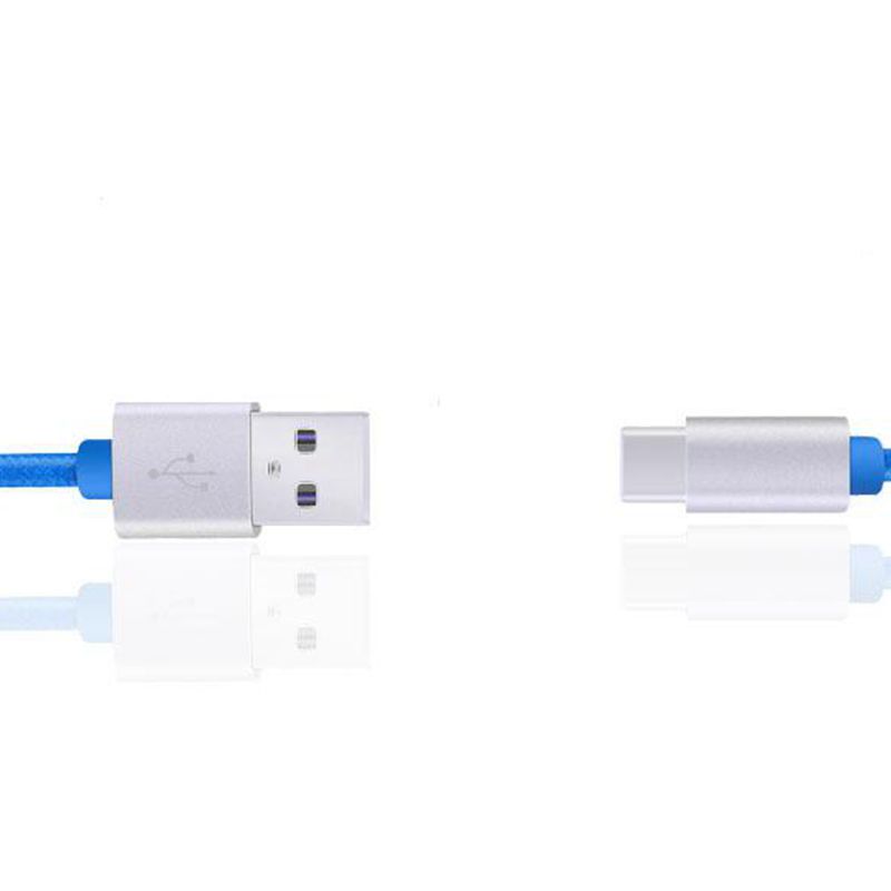 Нейлоновый кабель для передачи данных типа C к USB