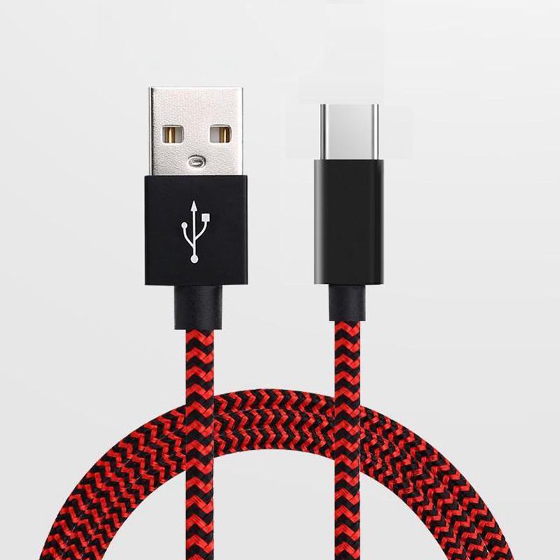 Tpye-C к USB Stripe нейлоновый кабель для передачи данных