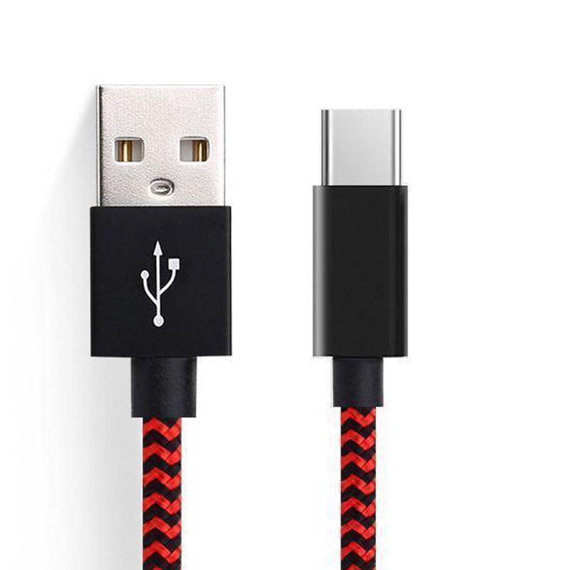 Tpye-C к USB Stripe нейлоновый кабель для передачи данных