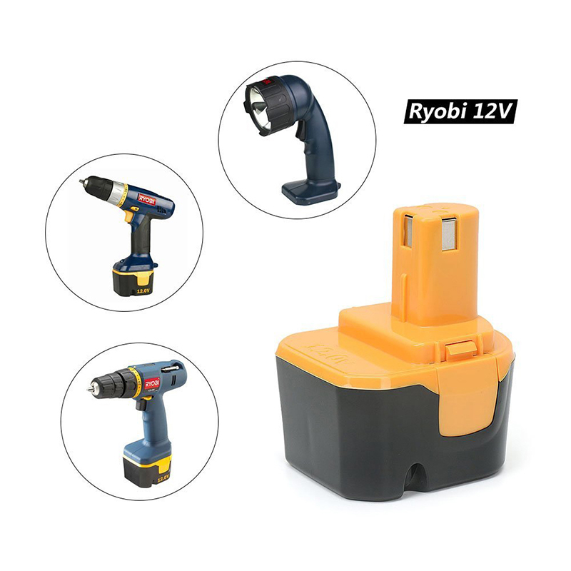 Ni-Cd 1700mAh 12V аккумуляторные сменные аккумуляторные батареи для инструментов для Ryobi 1400652, 1400652B