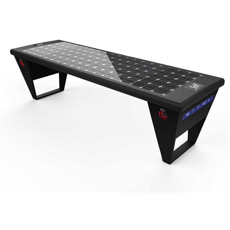 Smart Solar Panel Urban Мебель Скамейка для зарядки мобильного телефона