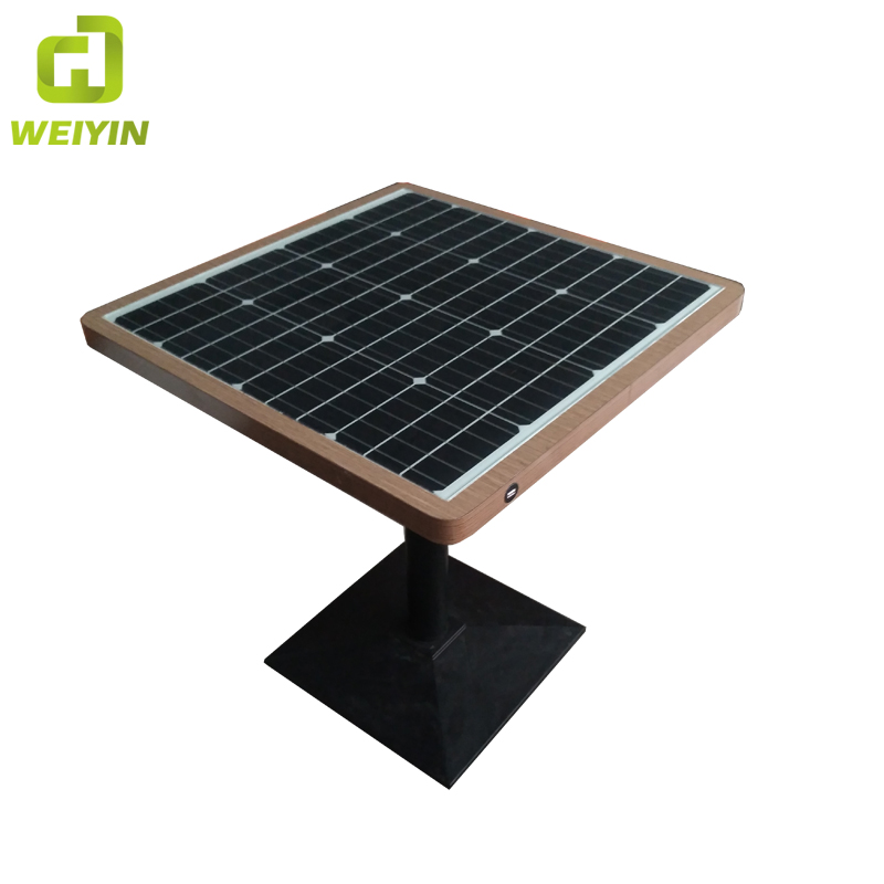 Солнечная энергия Телефон USB и беспроводная зарядка WiFi Hot Spot Smart Garden Стол