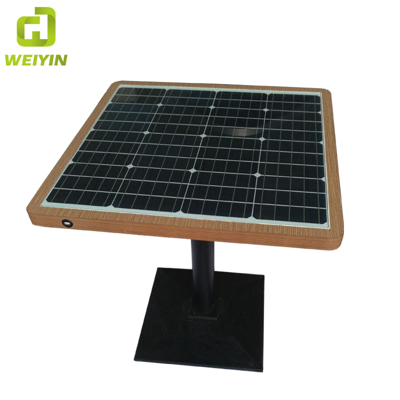 Солнечная энергия Телефон USB и беспроводная зарядка WiFi Hot Spot Smart Garden Стол