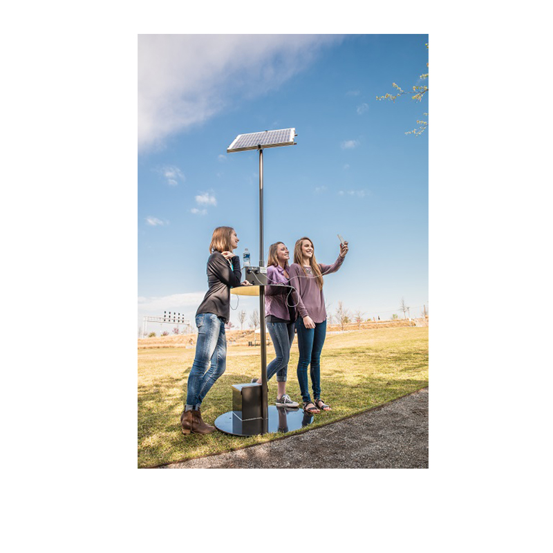 Модный дизайн Сообщества Парки Солнечная зарядная станция для мобильных телефонов