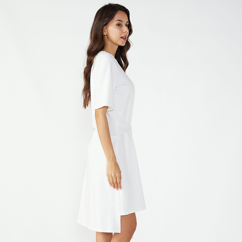 Midi White Kaftan Vintage платье для беременных женщин вскользь