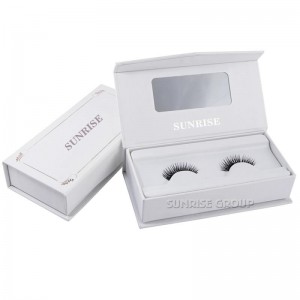 Изготовленная на заказ коробка дисплея ресницы подарка закрытия картонной книги форменная магнитная упаковывая