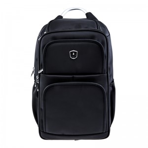 17SA-6601F Большие несколько карманов с металлической ручкой из высококачественного нейлона Оксфорд 17-дюймовый рюкзак для ноутбука