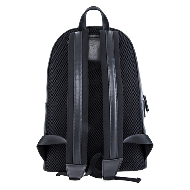 18SA-6839F 15 лет фабрика мужская черный повседневный спортивный кожаный рюкзак для ноутбука