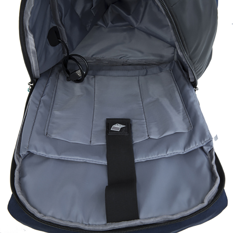 18SA-7127M SGS прошло индивидуальные цвета темно-синий высокое качество USB зарядное устройство OEM ODM рюкзак для ноутбука