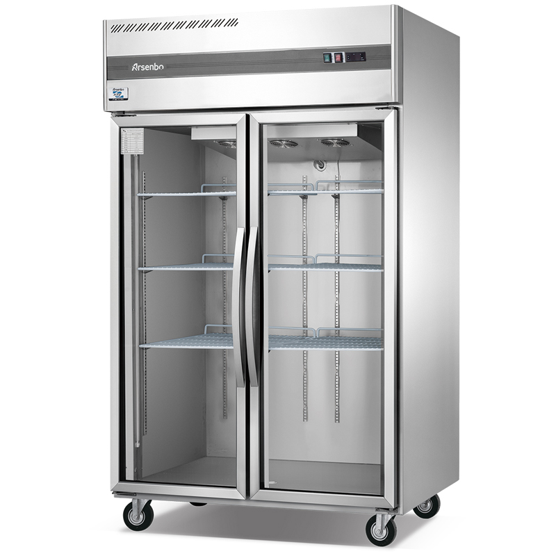 Вертикальный холодильник из нержавеющей стали