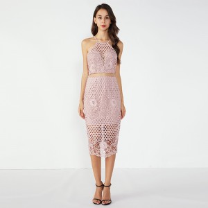 Pink Tight Images Сексуальное платье королевы из двух частей