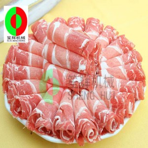 Большой срез замороженного мяса / Слайсер свежего мяса / Машина для нарезки свежего мяса QPS-300X / 330X