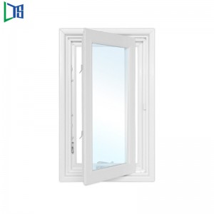 Горизонтальные открывающиеся боковые створчатые окна для конструкционных систем.