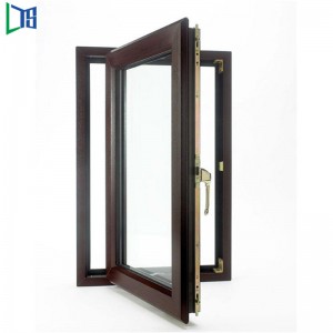 Foshan Алюминиевые французские окна с двойным остеклением для жилых домов со звукоизоляцией