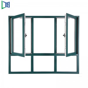 Алюминиевые створчатые окна с водонепроницаемым стандартом