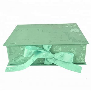 Пользовательские роскошный белый черный складной магнитный шелк подарочная коробка упаковка с бантом для ожерелья колошения юв...