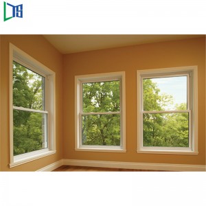 Вертикальные раздвижные окна коммерческого класса с поверхностной обработкой сеткой и порошковым покрытием