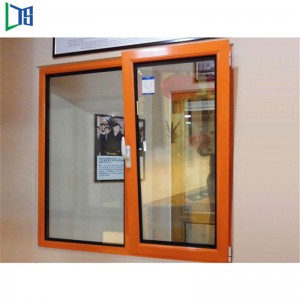 Высококачественный поставщик из Китая с термически разбитым алюминиевым окном наклона и поворота для резиденции с двойным осте...