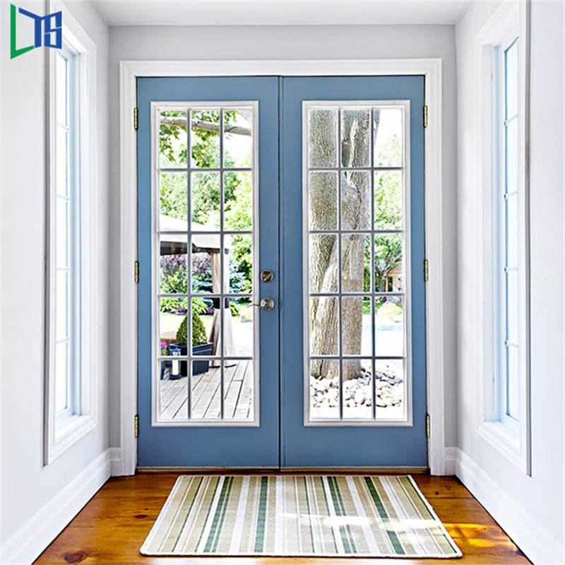 Европейский стандарт двойных панелей качели алюминиевые двери створки распашные алюминиевые двери наружные