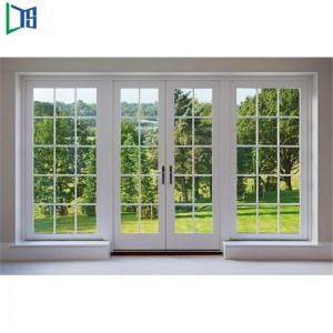 Европейский стандарт двойных панелей качели алюминиевые двери створки распашные алюминиевые двери наружные