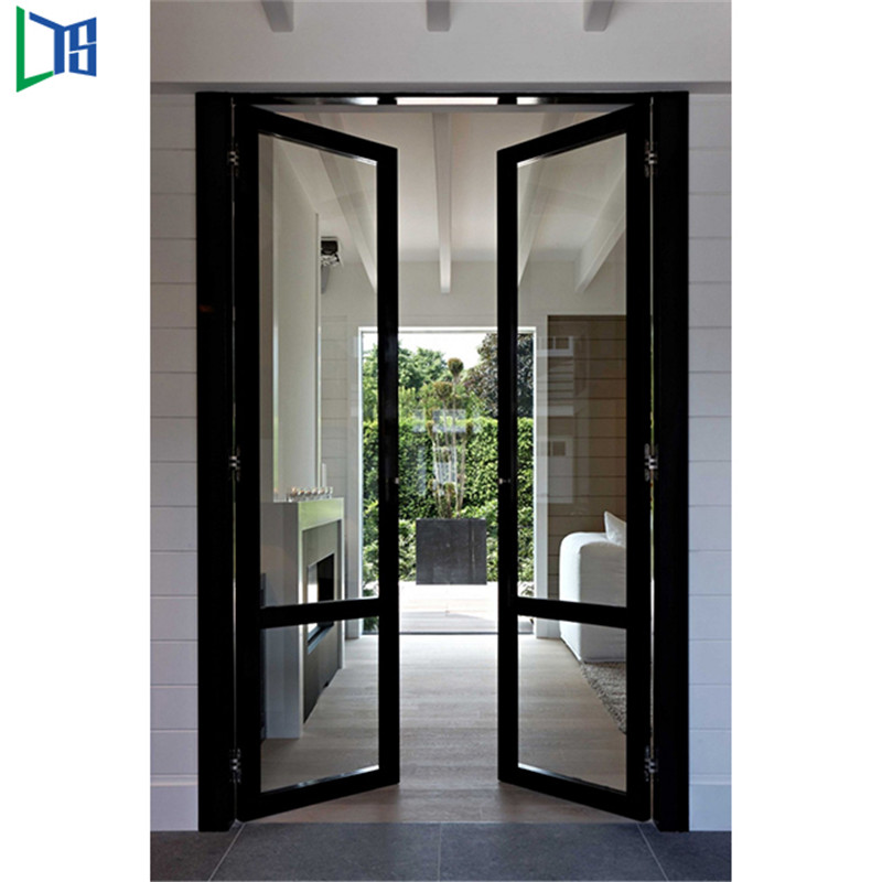 Европейский стандарт двойных панелей качели алюминиевые двери створки распашные алюминиевые двери наружные