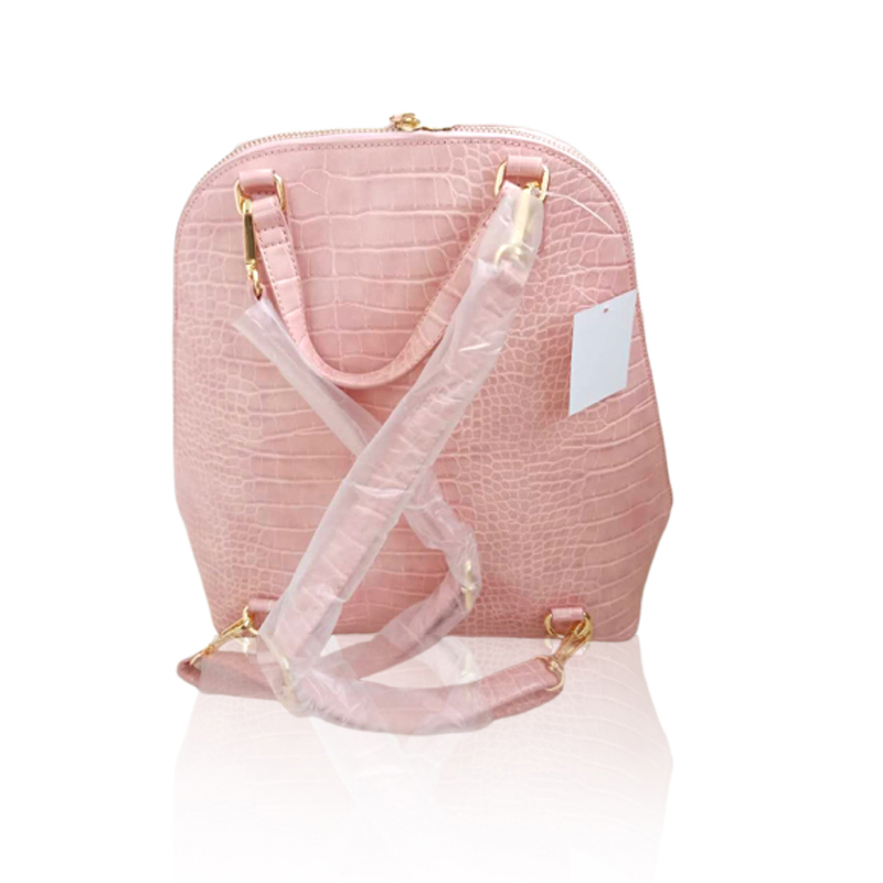 HD0823 --- 2019 Новый стиль из розового крокодила PU кожаный рюкзак для женщин