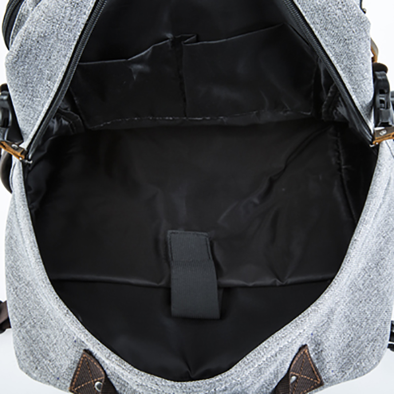 18SC-6889D Druable ткань кожаный рюкзак винтаж для делового человека, горячая распродажа мода ткани школьный рюкзак для ноутбука