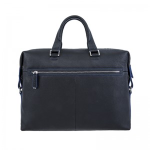 18SG-6817F Мужская Leechee Портфель для ноутбука из натуральной кожи Деловая сумка с карманом для планшета