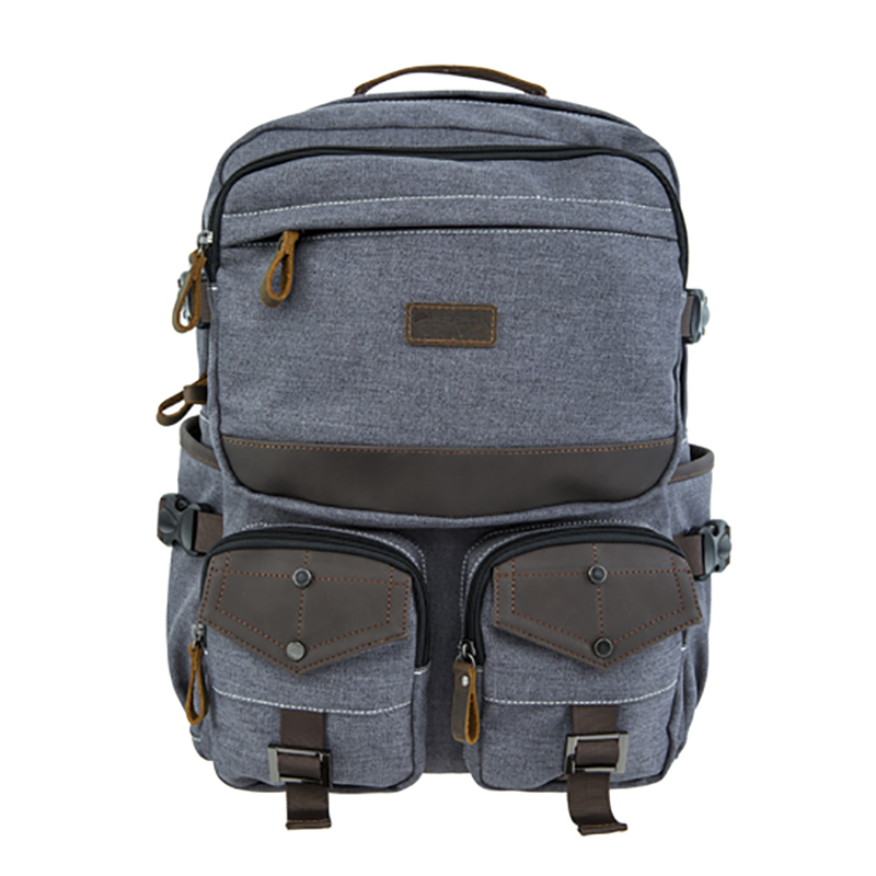 18SC-6890D ГОРЯЧИЕ ПРОДАЖИ дизайн Кожаная отделка холст рюкзак винтажный рюкзак рюкзак гуанчжоу корейский рюкзак для подростков