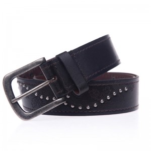 HD0823 - Персонализированный пояс из натуральной кожи с шипами