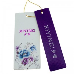 Креативная мода лейбл одежды Hangtag на заказ 6