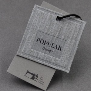 Креативная мода лейбл одежды Hangtag на заказ 8