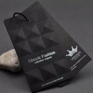 Креативная мода лейбл одежды Hangtag на заказ 9