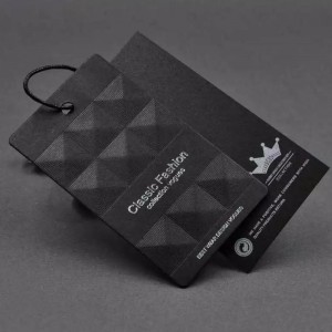 Креативная мода лейбл одежды Hangtag на заказ 9