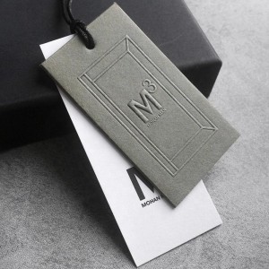 Креативная мода лейбл одежды Hangtag на заказ 11