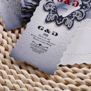 Креативная мода лейбл одежды Hangtag на заказ 12