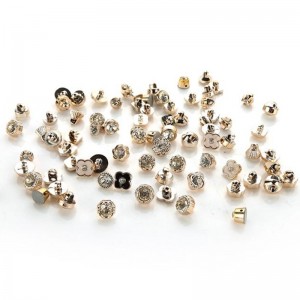 Новейшая распродажа изысканный творческий авангардная кнопка одежды мода объемные уф-кнопки горный хрусталь