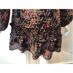 ПЛАТЬЕ С ПЕЧАТЬЮ V-NECK FLORA JLWD0014