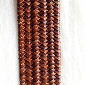 HD0827 - Оптовый кожаный плетеный пояс в западном стиле ковбоя