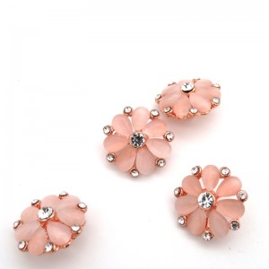 Модные аксессуары для одежды Rhinestone дизайнер кнопки пальто 5