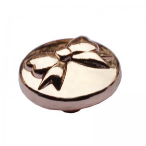 Мода бабочка дизайн кнопки одежды металл золотой хвостовик кнопки для гребня 13