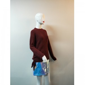 СВИТЕР КРАСНЫЙ ЩЕЛОЧНЫЙ RLWS0063F