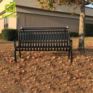 Стенд металла заряжателя мобильного телефона солнечной силы для напольного парка