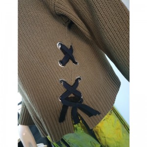 ХАКИ СВИТЕР НА РЕЗЬБЕ RLWS0075F