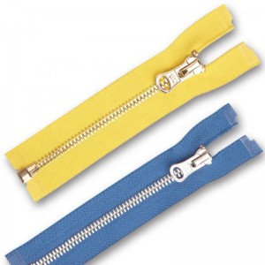 металлическая молния с застежкой-молнией металлическая молния с закрытым концом и с открытым концом двумя способами 3