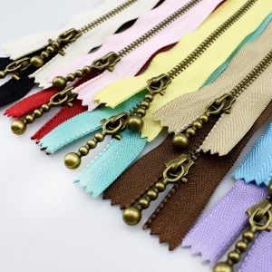 бронзовая молния 10 цвет рука DIY20cm металлическая молния Tailor швейные инструменты для сумки аксессуары для одежды 4