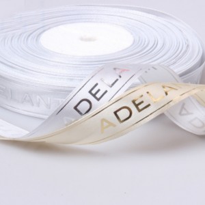 1 # персонализированный логотип фирменного логотипа на ленте для волос