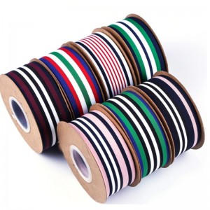 Лента передачи grosgrain печатания передачи тепла 40mm 4 # изготовленная на заказ tricolor для одежды